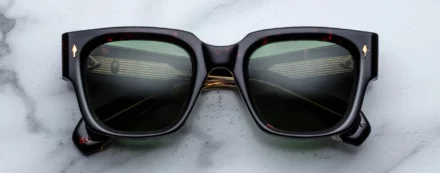 Sunglasses Model Enzo in Color Etna with Green lenses from Jacques Marie Mage