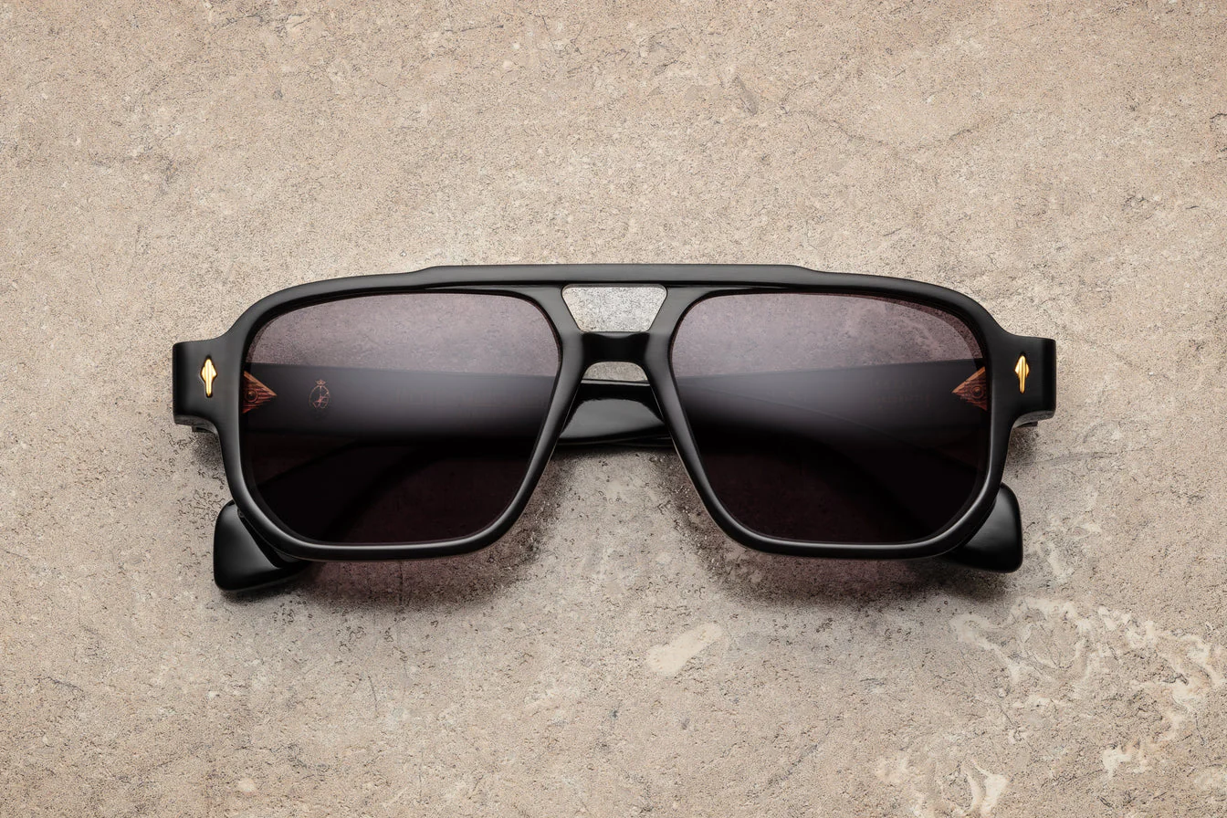 Sunglasses Model Evans in Color Blackbuck with Charcoal NXT lenses from Jacques Marie Mage's Héritage collection