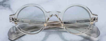 Optical frame Model Fumio in Color Beige with Superlight Green lenses from Jacques Marie Mage