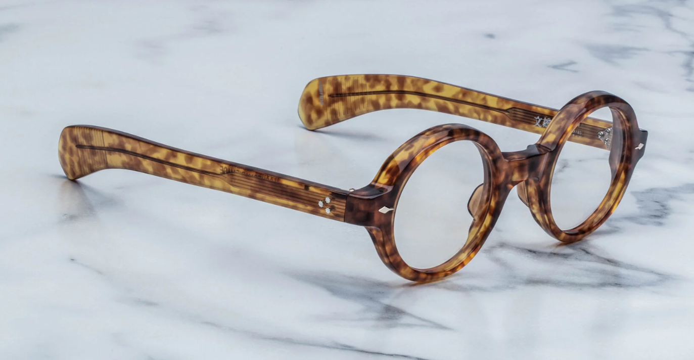 Optical frame Model Fumio in Color Camel with Superlight Bronze lenses from Jacques Marie Mage