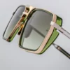 Sunglasses Model GT-R in COlor Rover with Green Gradient lenses from Jacques Marie Mage