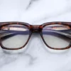 Optical Frame Model Herbie in color Argyle with Sueprlight Bronze lenses from JAcques Marie Mage's Blue Note collection