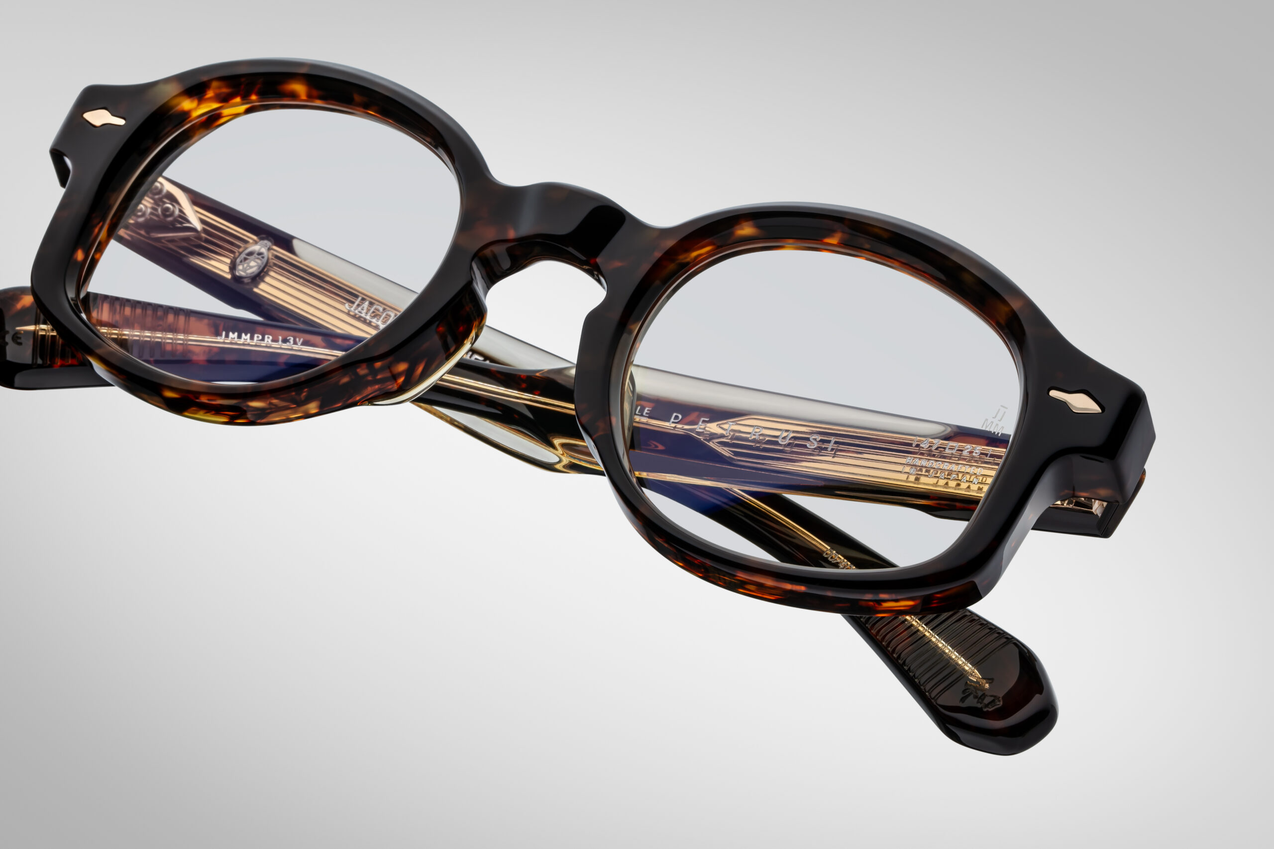 Optical Frame Model Petrus in Color Beau with Superlight Brown lenses from Jacques Marie Mage