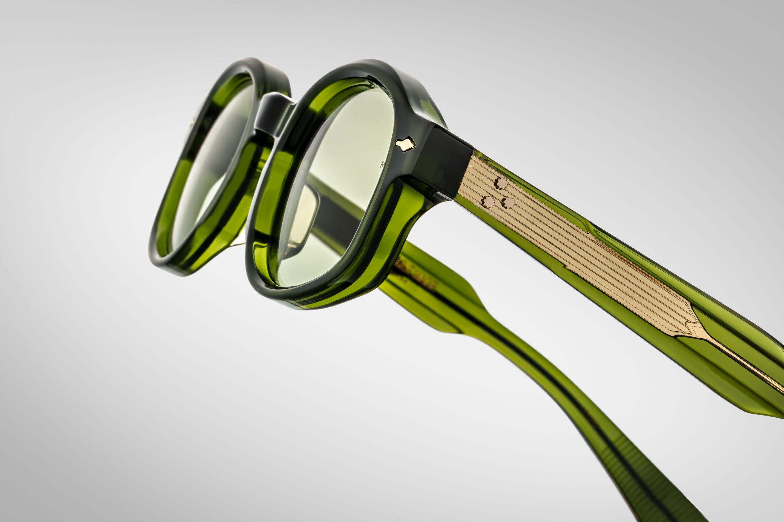 Sunglasses Model Petrus in Color Rover with Light Bottle Green lenses from Jacques Marie Mage