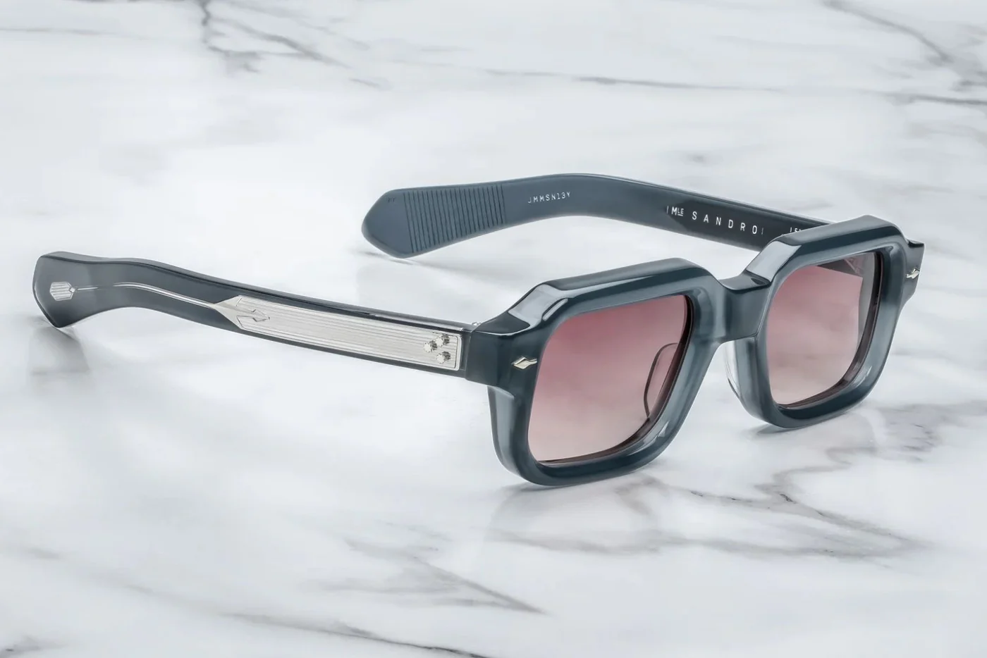 Sunglasses Model Sandro in Color Mink with Dusty rose lenses from Jacques Marie Mage