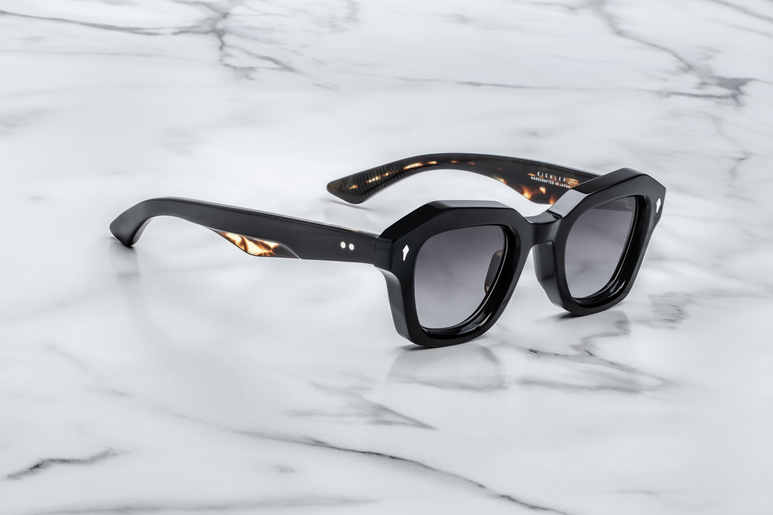 Sunglasses Model Eichler in Color Noir 11 with Jet Gradient lenses from Jacques Marie Mage
