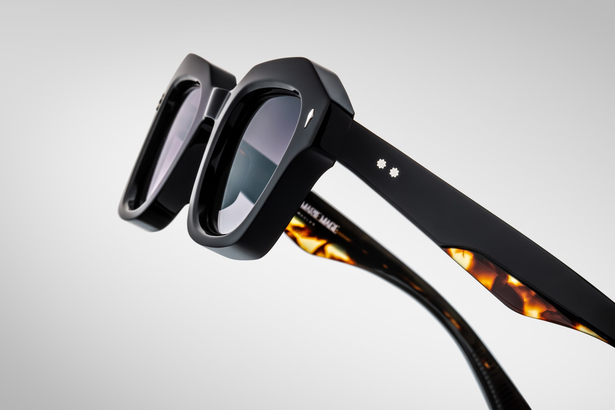 Sunglasses Model Eichler in Color Noir 11 with Jet Gradient lenses from Jacques Marie Mage