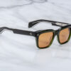 Sunglasses ModelTorino in Color Bornéo with orange lenses from Jacques Marie Mage