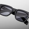 Sunglasses ModelTorino in Color Raven with Grey Gradient lenses from Jacques Marie Mage