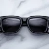Sunglasses ModelTorino in Color Raven with Grey Gradient lenses from Jacques Marie Mage