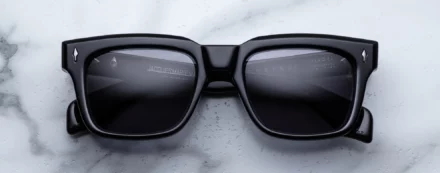 Sunglasses ModelTorino in Color Raven with Grey Gradient lenses from Jacques Marie Mage