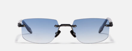 Sunglasses Model R04 in Color C426 with Clear Blue Gradient lenses from John Dalia