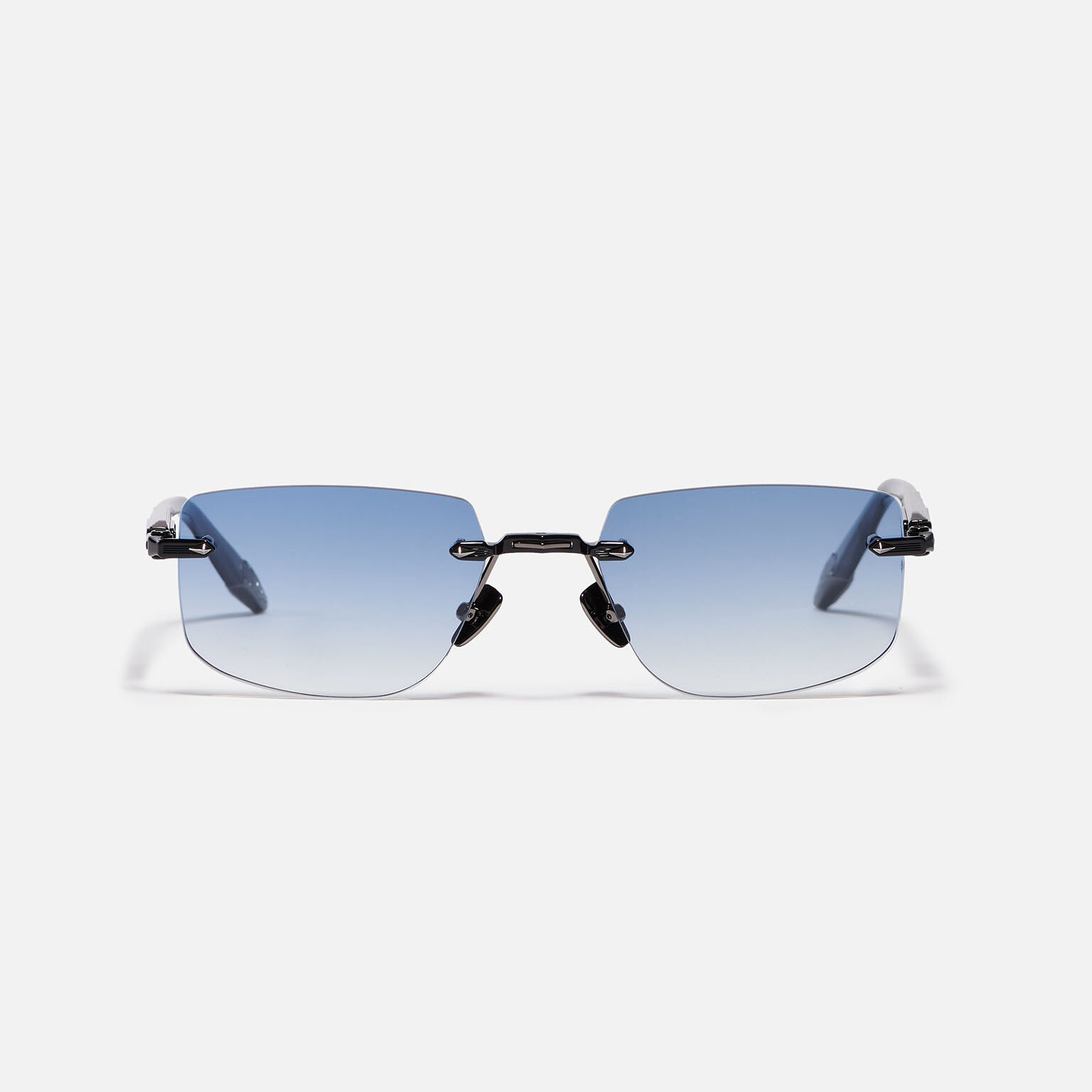 Sunglasses Model R04 in Color C426 with Clear Blue Gradient lenses from John Dalia