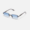 Sunglasses Model R04 in Color C426 with Clear Blue Gradient lenses from John Dalia