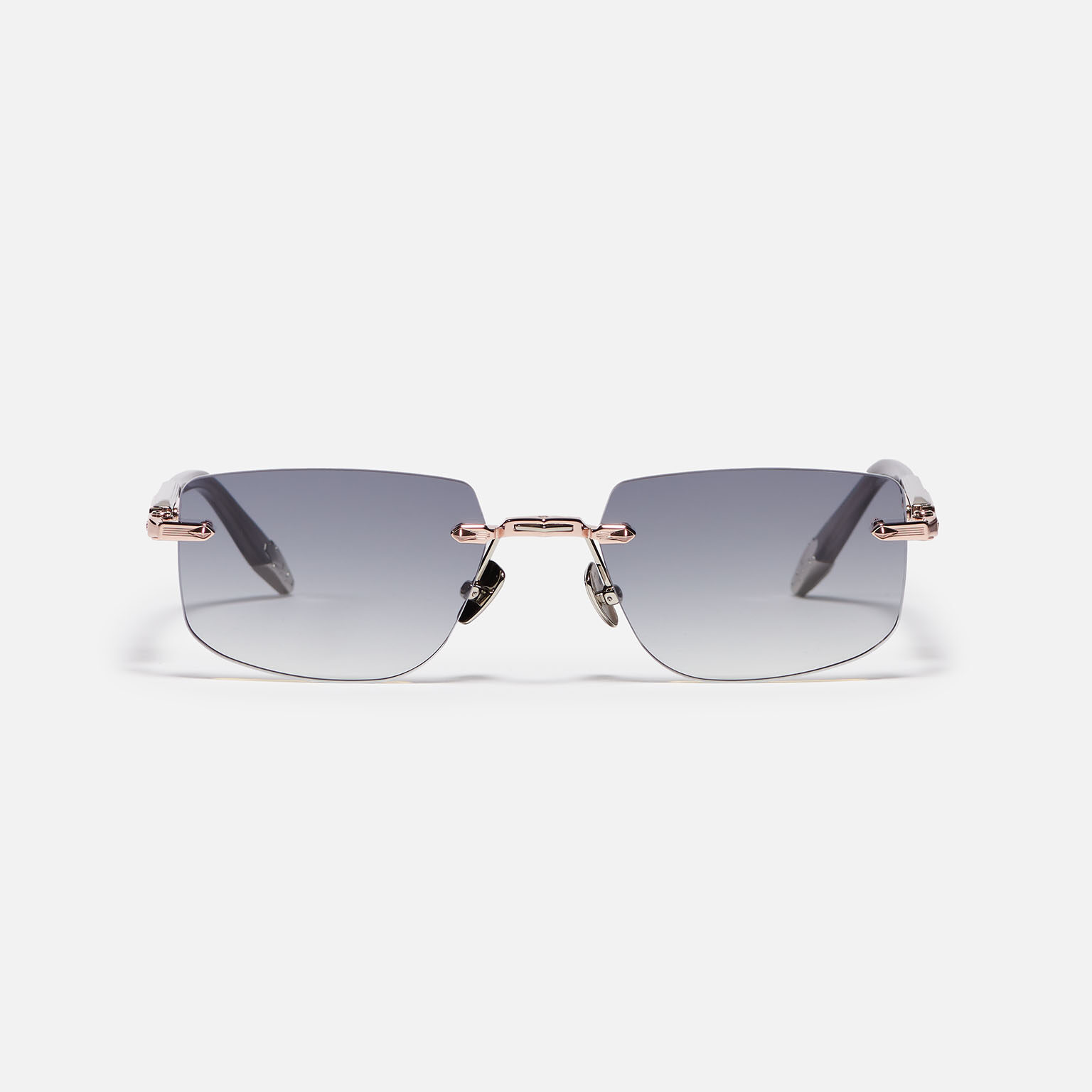 Sunglasses Model R04 in Color C476 with Grey Gradient lenses from John Dalia
