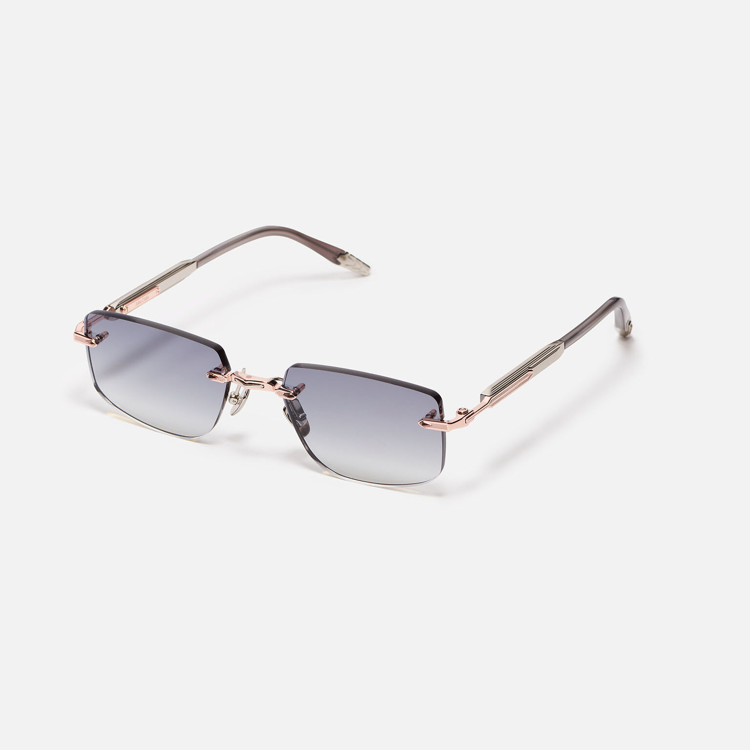 Sunglasses Model R04 in Color C476 with Grey Gradient lenses from John Dalia