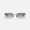 Sunglasses Model R04 in Color C477 with G15 Gradient lenses from John Dalia