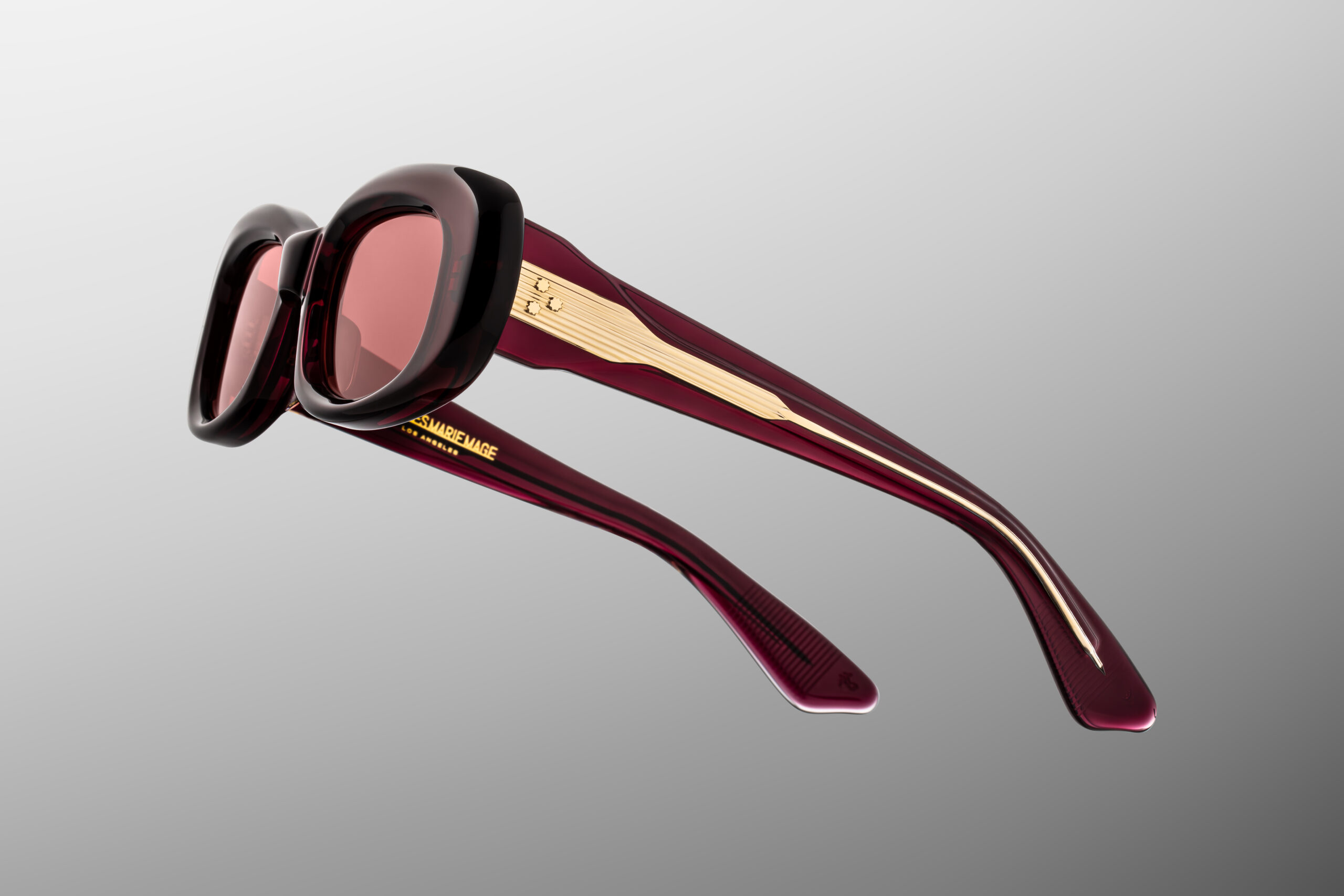 Sunglasses Model Ann in Color Amarena with Amarena lenses from Jacques Marie Mage