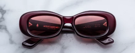 Sunglasses Model Ann in Color Amarena with Amarena lenses from Jacques Marie Mage