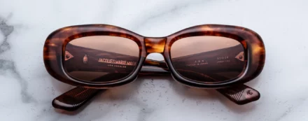 Sunglasses Model Ann in color Bourbon with Dark Tuscan lenses from Jacques Marie Mage
