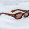 Sunglasses Model Ann in color Bourbon with Dark Tuscan lenses from Jacques Marie Mage