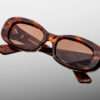 Sunglasses Model Ann in color Bourbon with Dark Tuscan lenses from Jacques Marie Mage