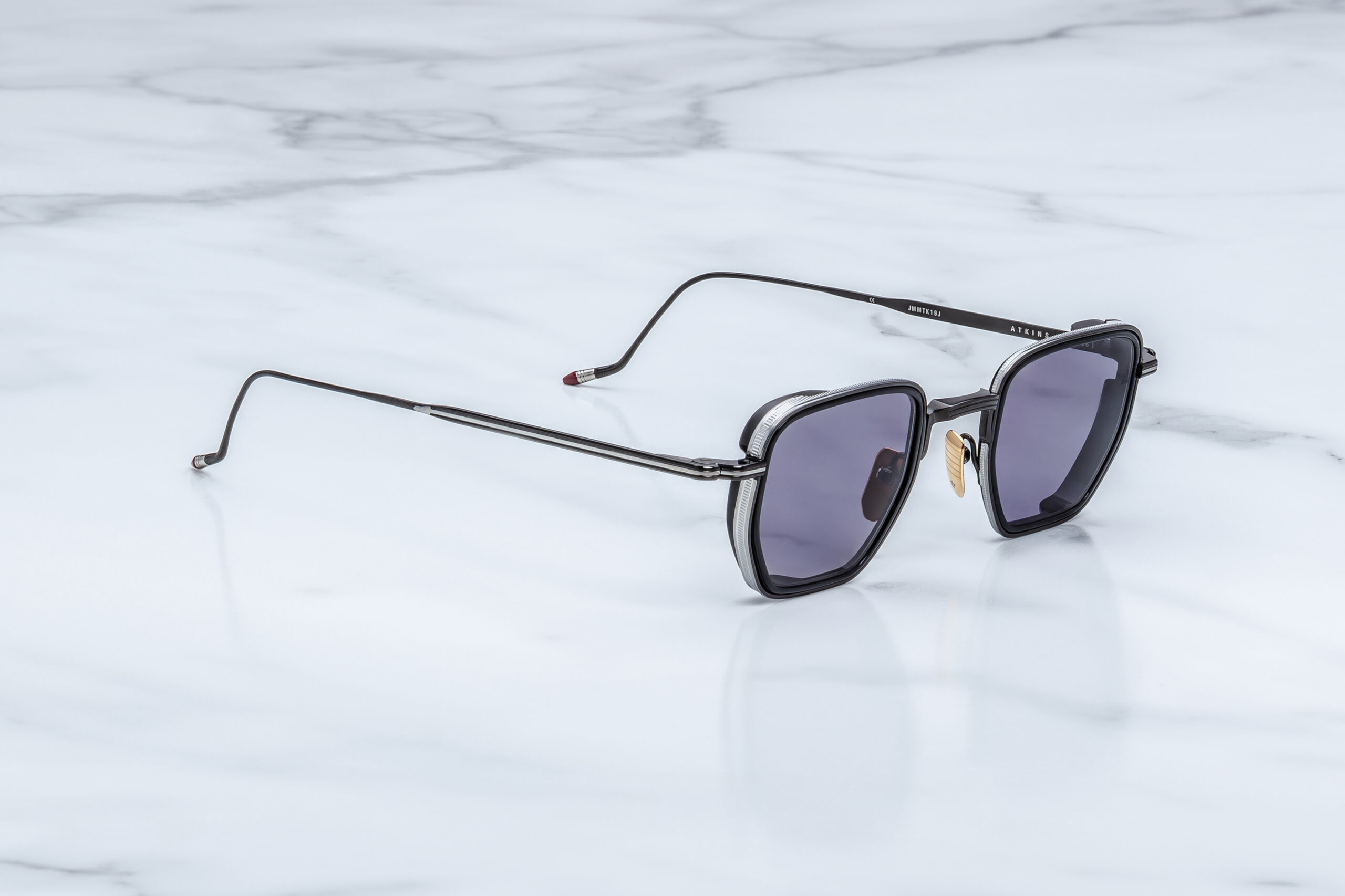 Sunglasses Model Atkins in Color Corbeau with Nimbus lenses from Jacques Marie Mage