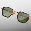 Sunglasses Model Atkins in Color Musket with Moss gradient lenses from Jacques Marie Mage