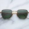 Sunglasses Model Atkins in Color Musket with Moss gradient lenses from Jacques Marie Mage