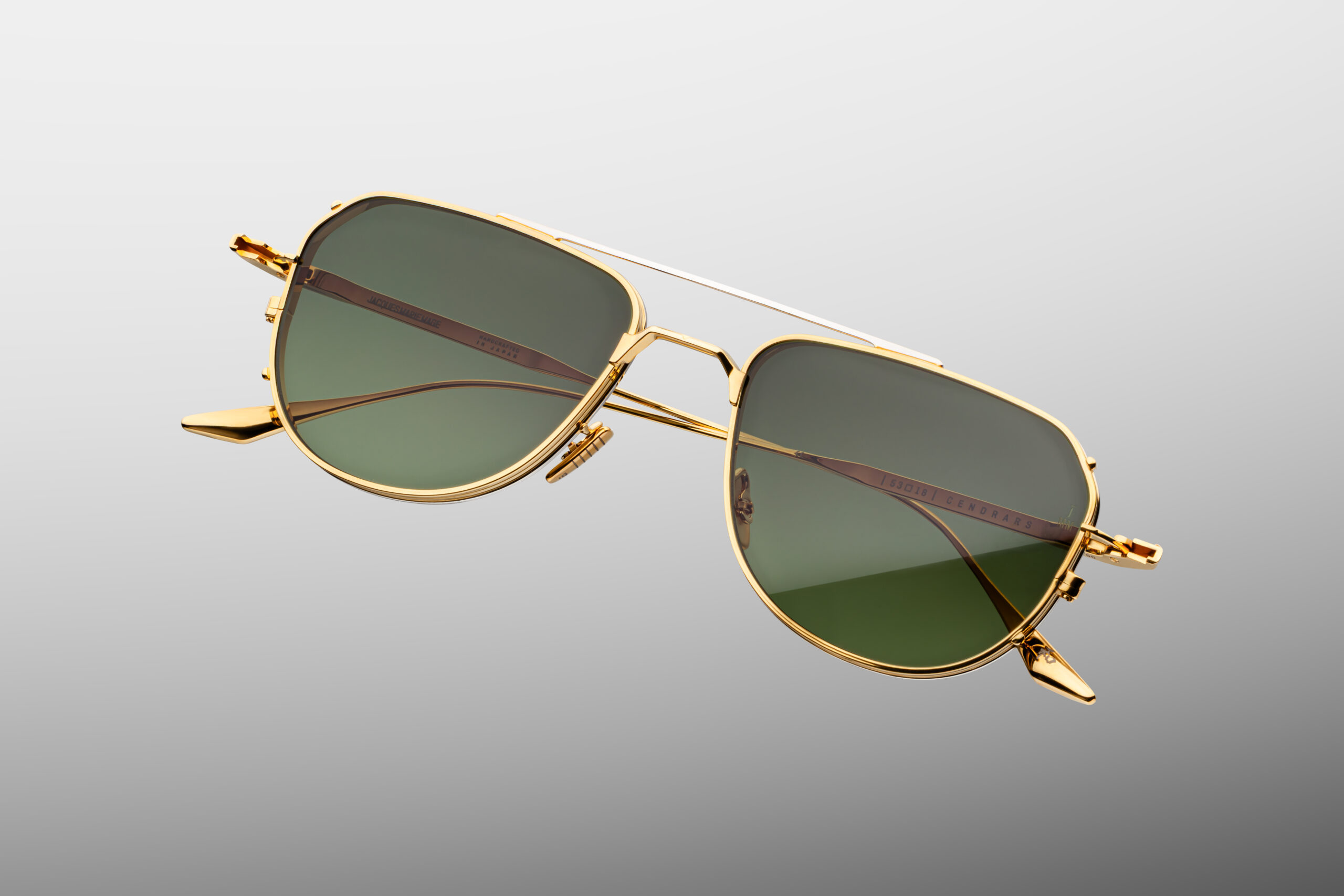 Sunglasses Model Cendrars in Color Musket with Moss gradient lenses from Jacques Marie Mage