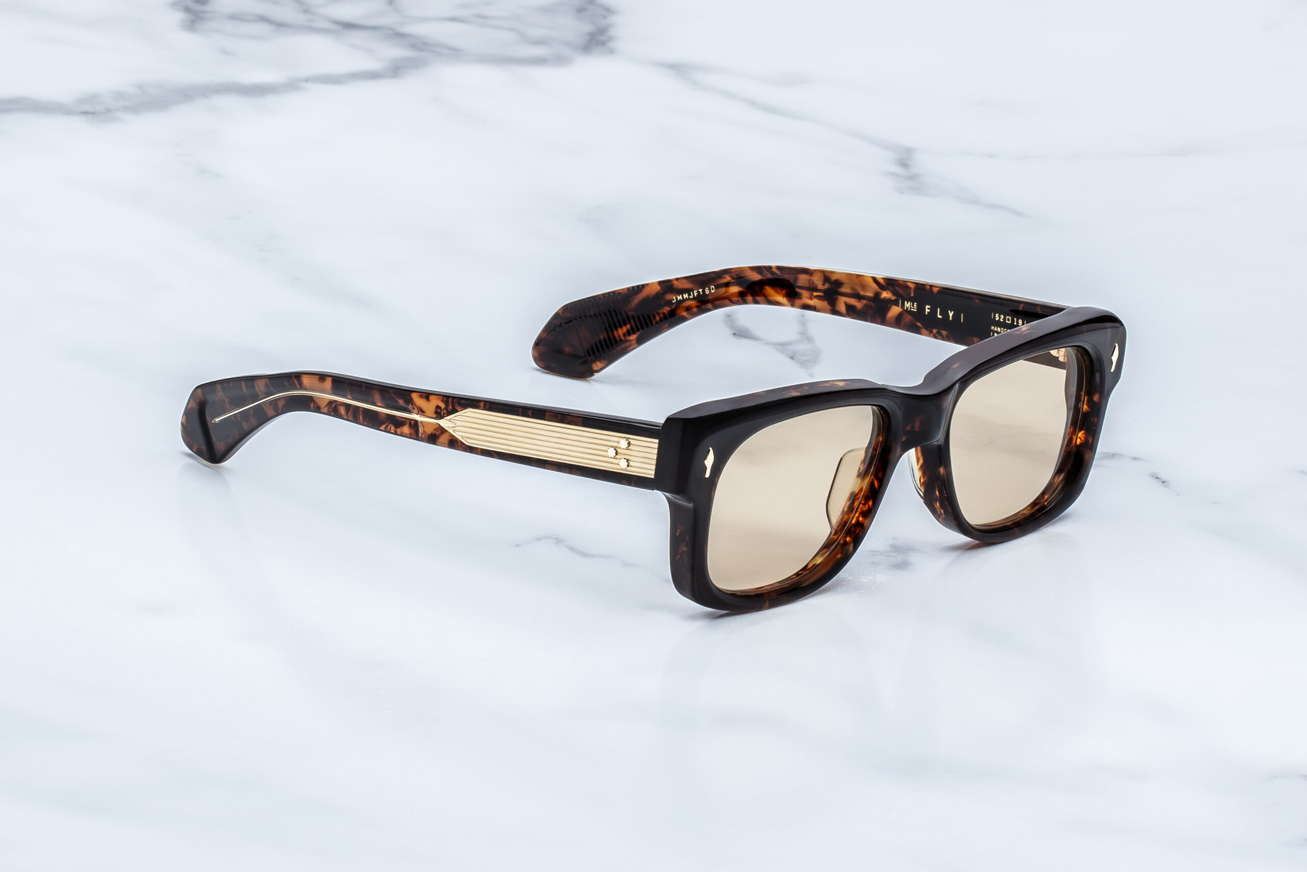 Sunglasses Model Fly in Color Agar with Yellow lenses fom Jacques Marie Mage