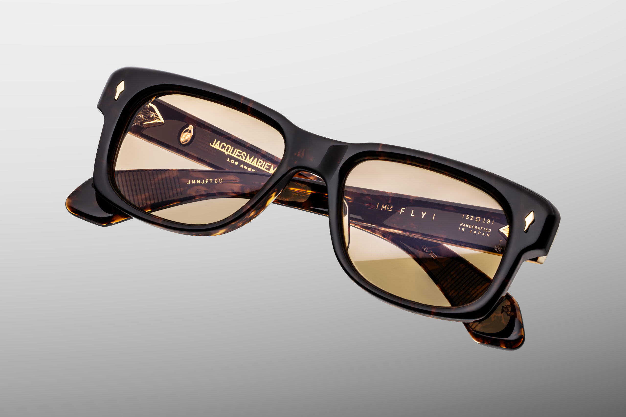 Sunglasses Model Fly in Color Agar with Yellow lenses fom Jacques Marie Mage