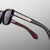 Sunglasses Model Fly in Color Bloodstone with Jet lenses fom Jacques Marie Mage