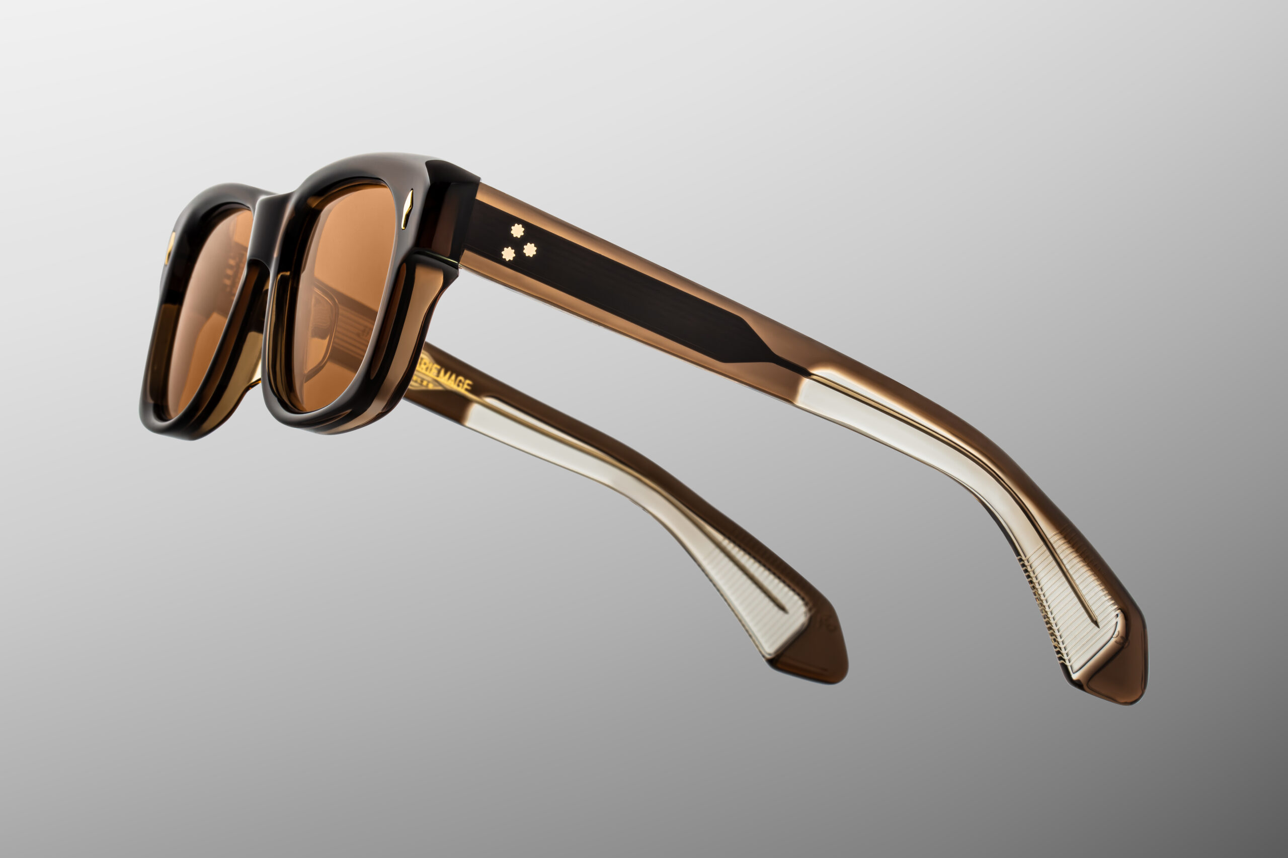 Sunglasses Model Fly in Color London with Orange lenses fom Jacques Marie Mage