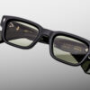 Sunglasses Model Jeff in Color Cobra with Light Bottle green lenses from Jacques Marie Mage