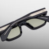 Sunglasses Model Jeff in Color Cobra with Light Bottle green lenses from Jacques Marie Mage