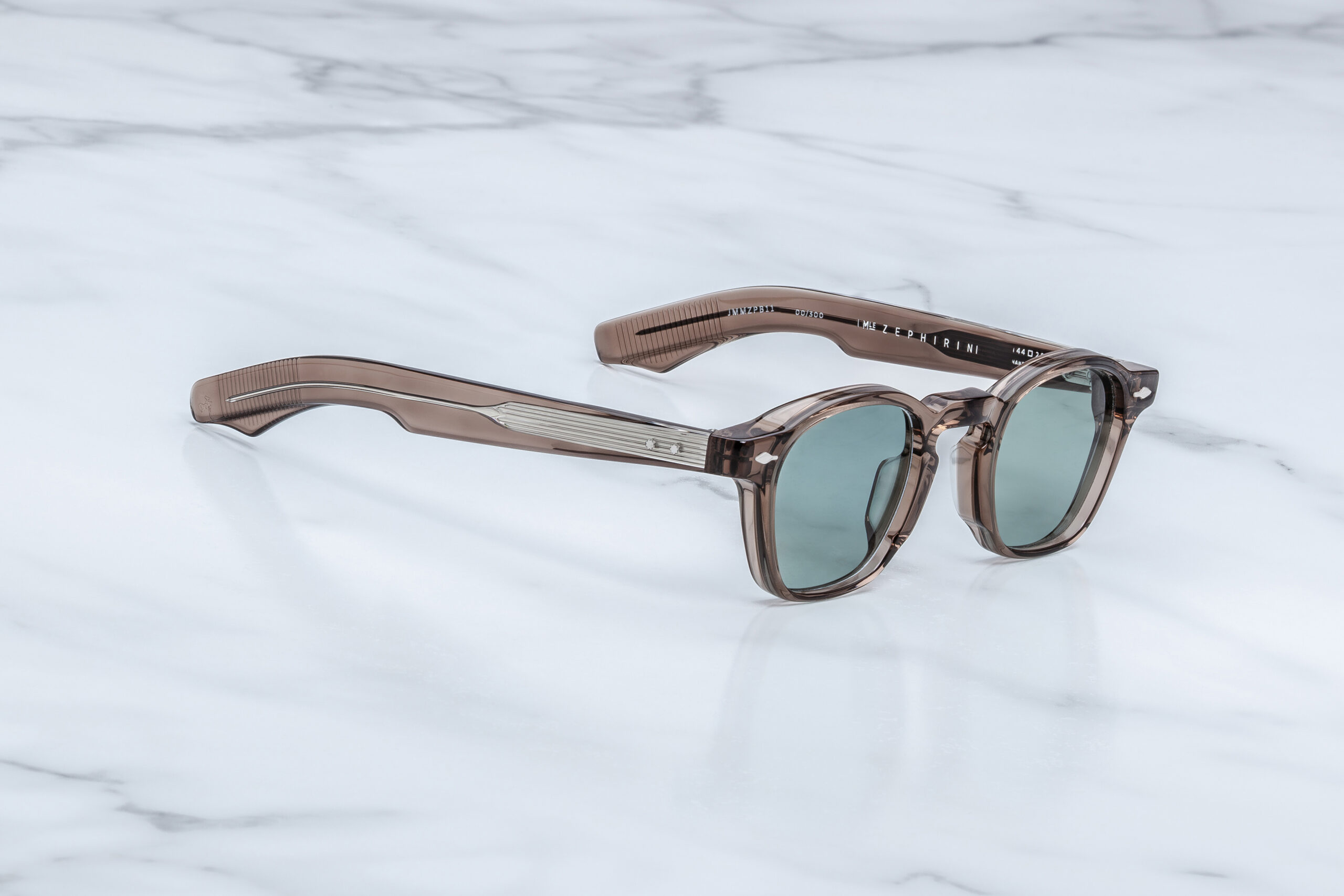 Sunglasses Model Zephirin in Color Dusty Jade with Grove lenses from Jacques Marie Mage