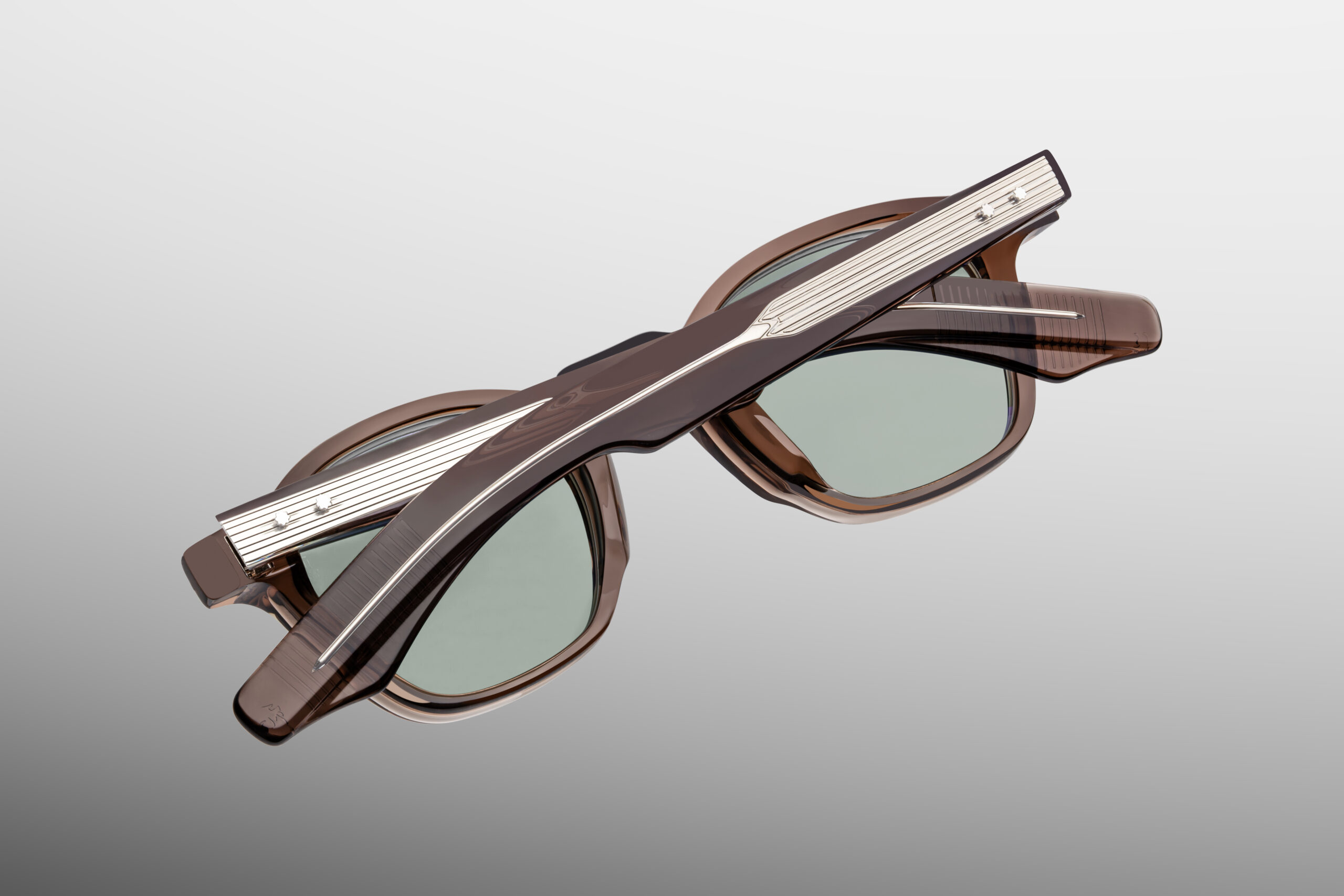 Sunglasses Model Zephirin in Color Dusty Jade with Grove lenses from Jacques Marie Mage