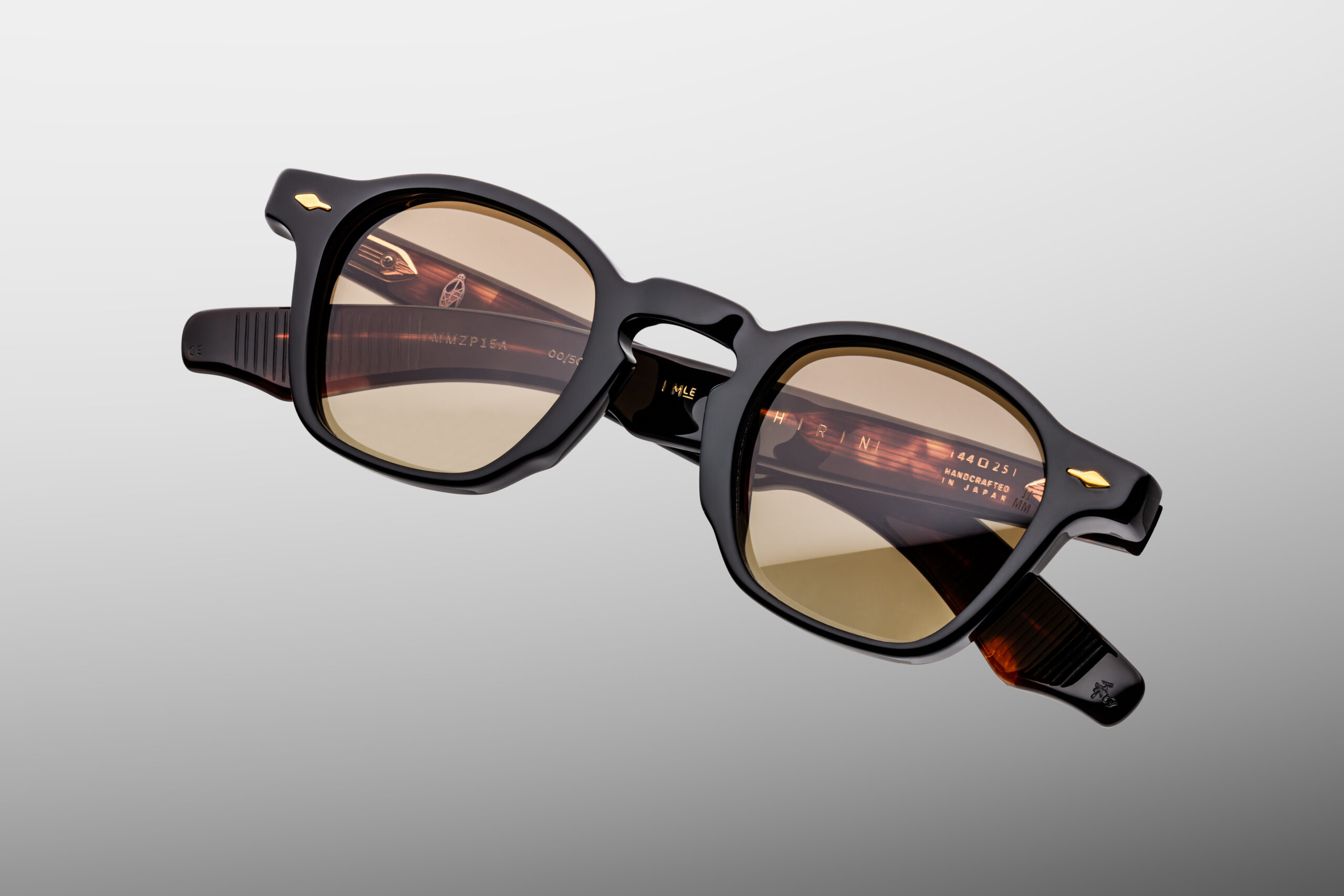 Sunglasses Model Zephirin in color Noir 15 with Brown lenses from Jacques Marie Mage