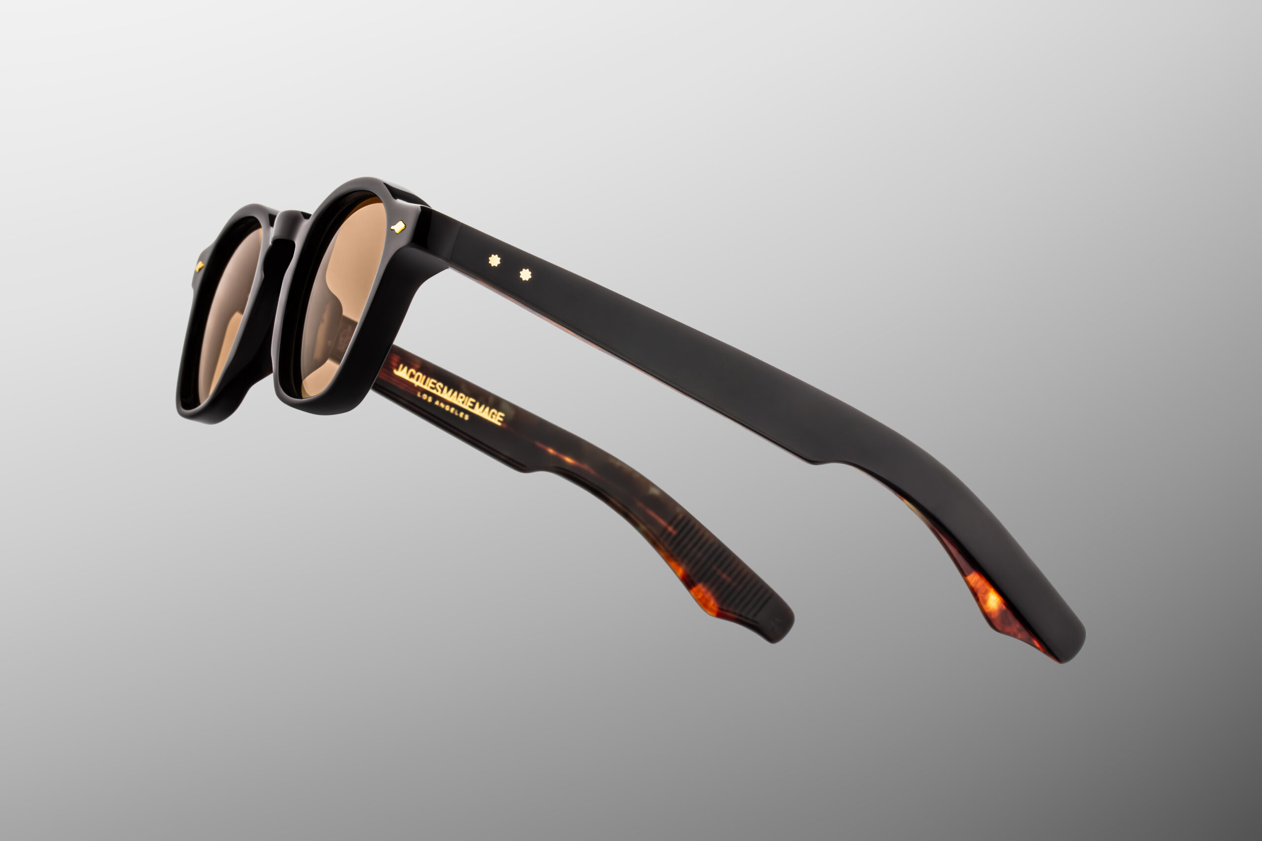 Sunglasses Model Zephirin in color Noir 15 with Brown lenses from Jacques Marie Mage