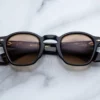 Sunglasses Model Zephirin in color Noir 15 with Brown lenses from Jacques Marie Mage