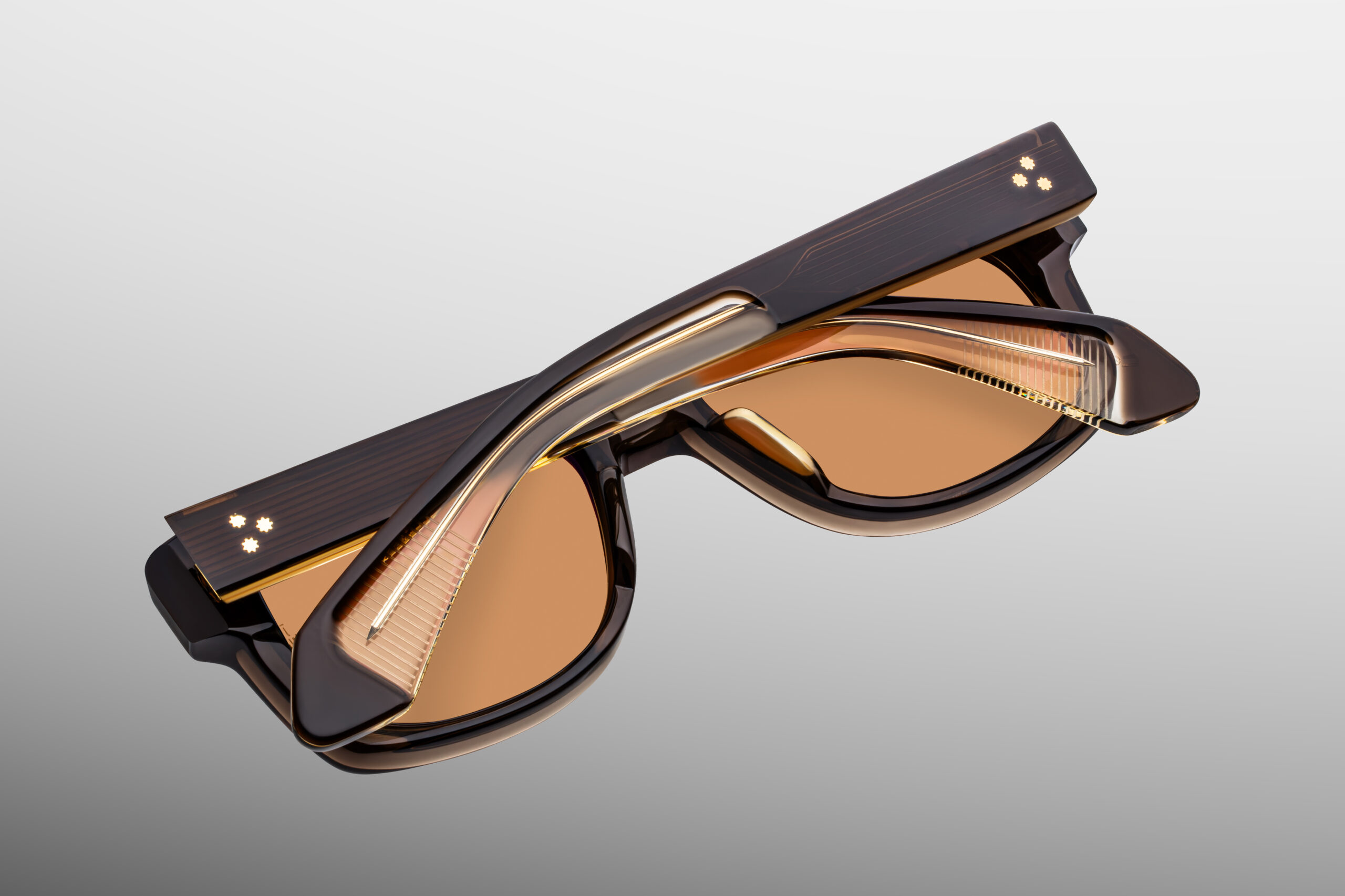 Sunglasses Model Fly in Color London with Orange lenses fom Jacques Marie Mage