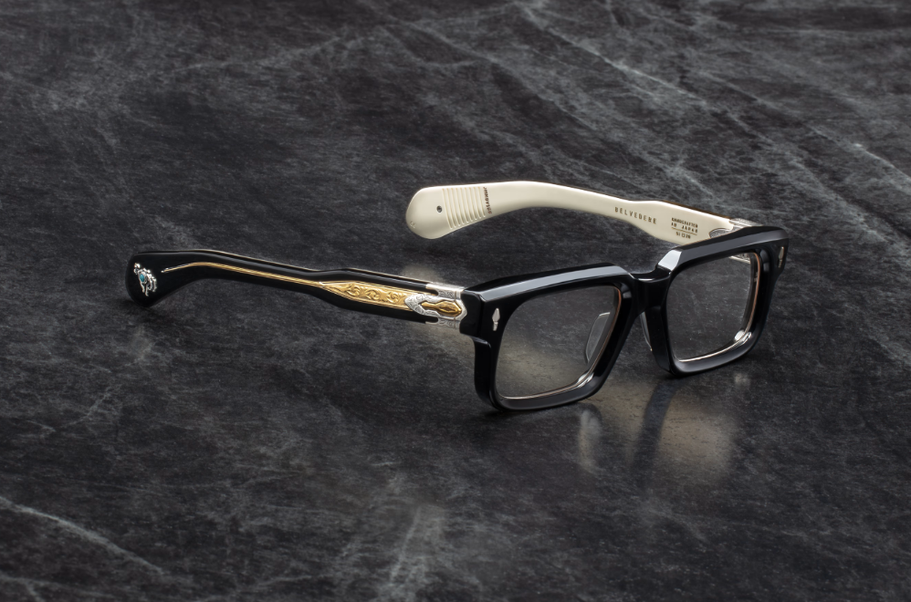 Optical Frame Model Belvedere in Color Smoke with Superlight Brown lenses from Jacques Marie Mage's Last Frontier Special collection