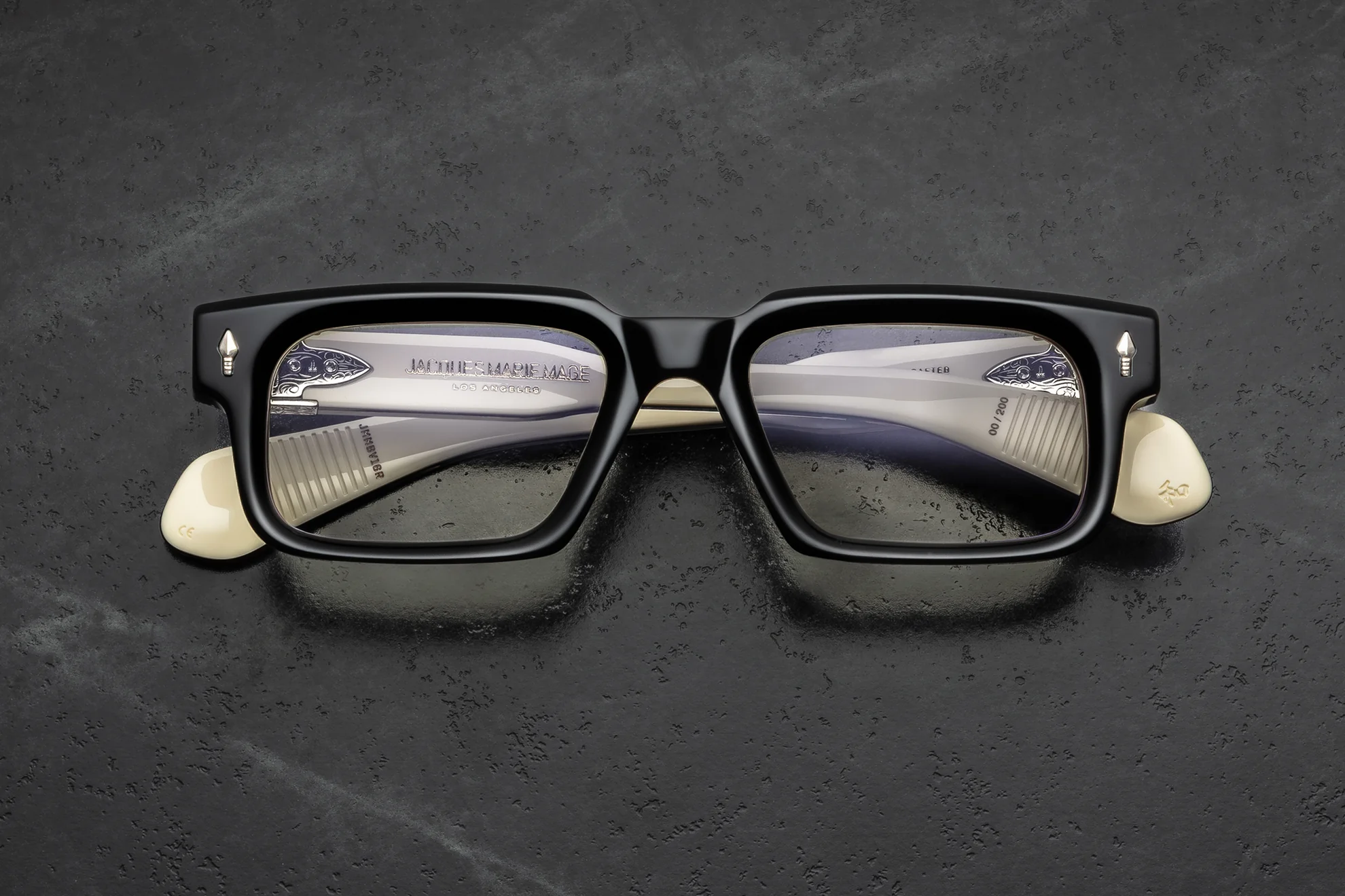 Optical Frame Model Belvedere in Color Smoke with Superlight Brown lenses from Jacques Marie Mage's Last Frontier Special collection