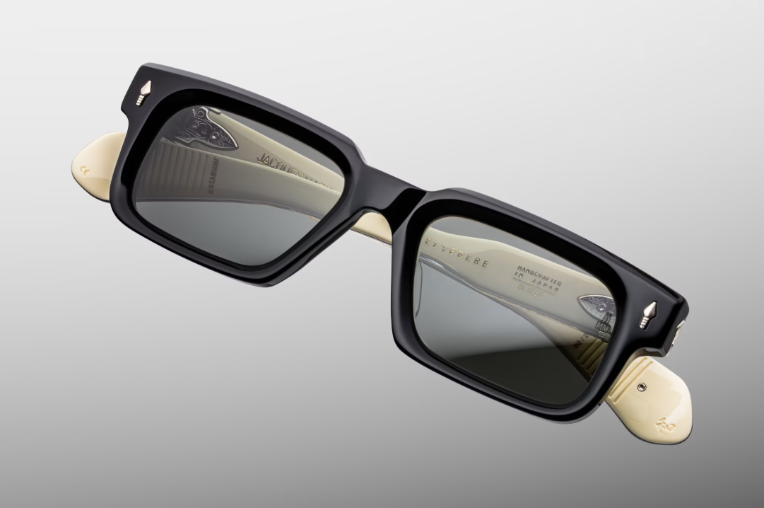 Sunglasses Model Belvedere in Color Smoke with Harbor lenses from Jacques Marie Mage's Last Frontier Special collection