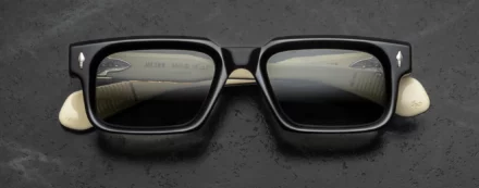 Sunglasses Model Belvedere in Color Smoke with Harbor lenses from Jacques Marie Mage's Last Frontier Special collection