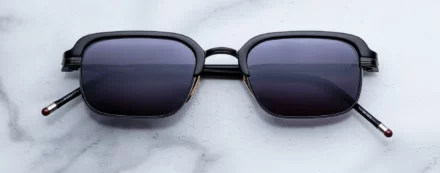 SUnglasses Model Commanche in Corbeau with Jet lenses from Jacques Marie Mage
