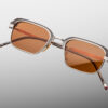 SUnglasses Model Commanche in Tempest with Orange lenses from Jacques Marie Mage