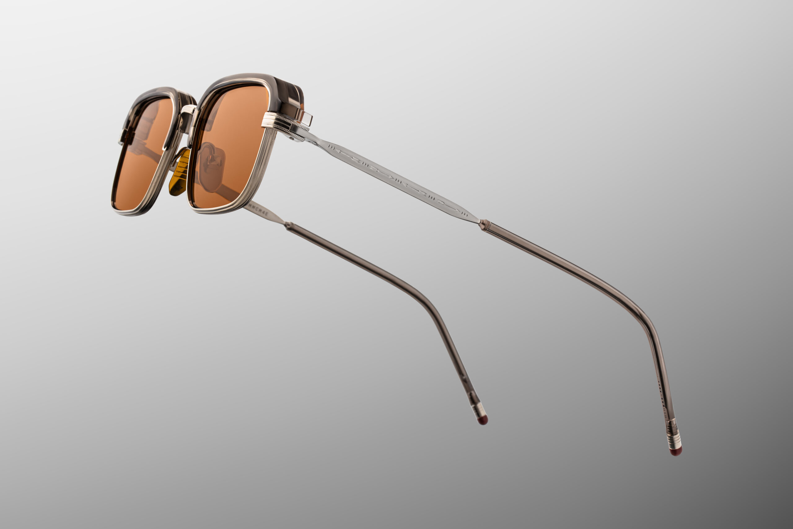 SUnglasses Model Commanche in Tempest with Orange lenses from Jacques Marie Mage