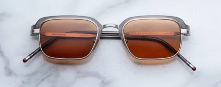 SUnglasses Model Commanche in Tempest with Orange lenses from Jacques Marie Mage